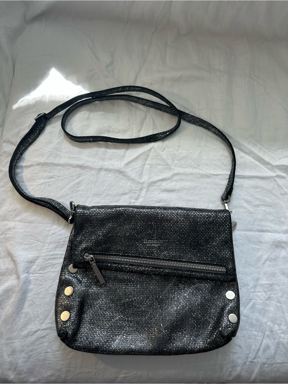 Hammitt Sparkle Black Crossbody Bag
